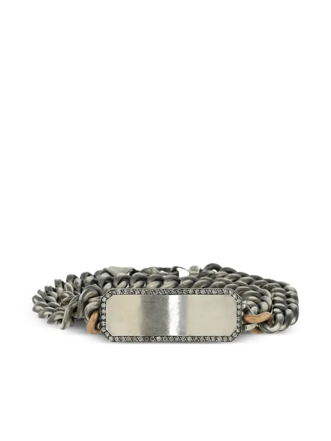 Sylva & Cie Sylva & Cie プレートラップ ラウンドブレスレットの商品画像