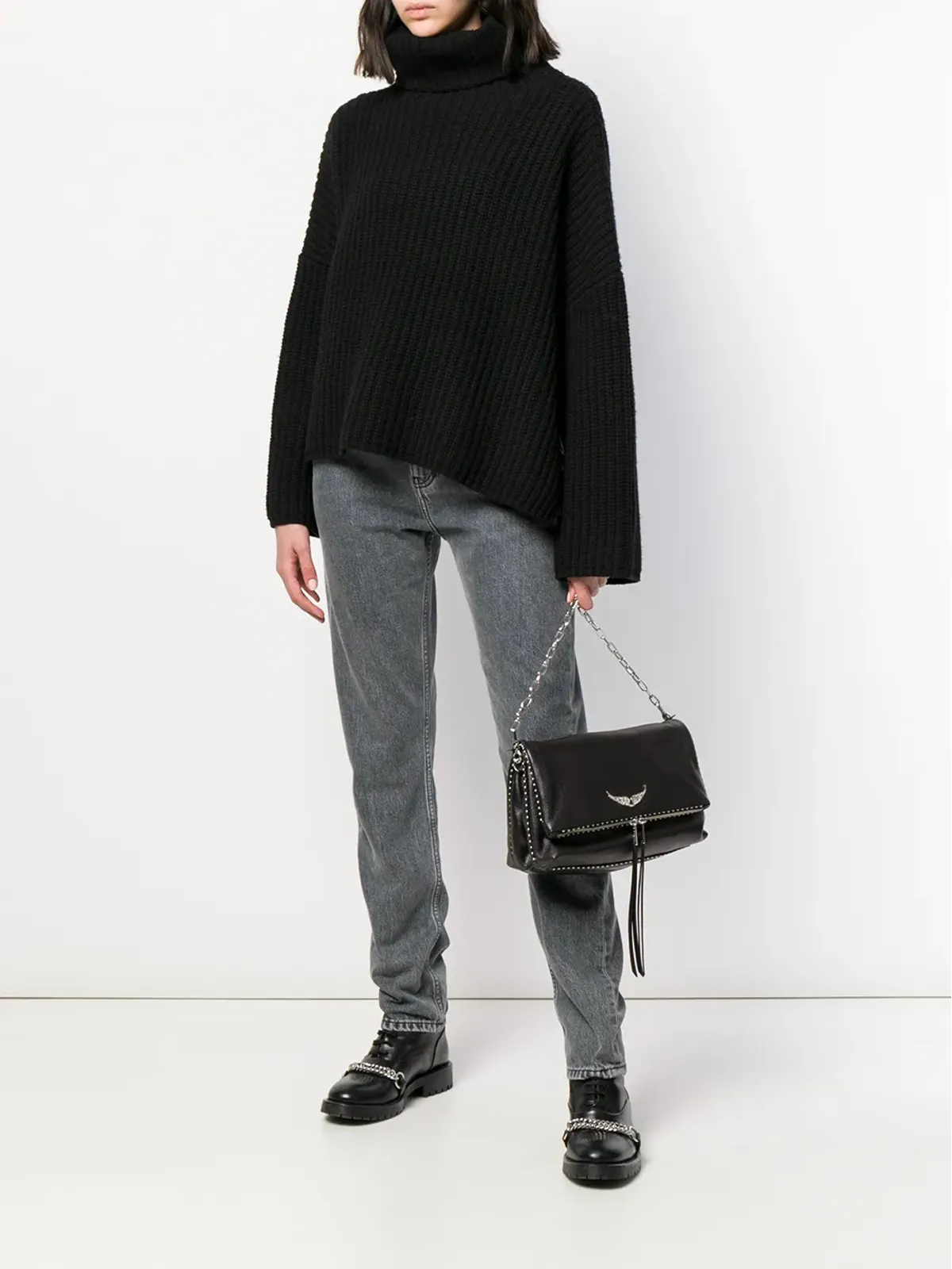 Zadig&Voltaire ロッキー フォールドオーバー クロスボディバッグ - 画像2
