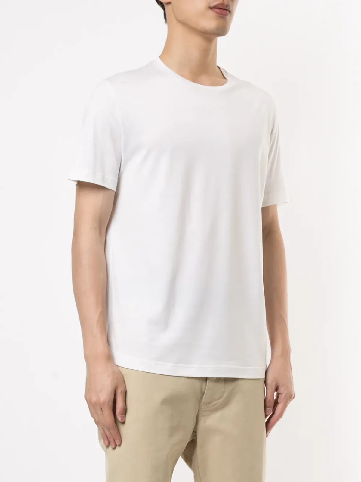 Loro Piana プレーン クルーネック Tシャツ - 画像3