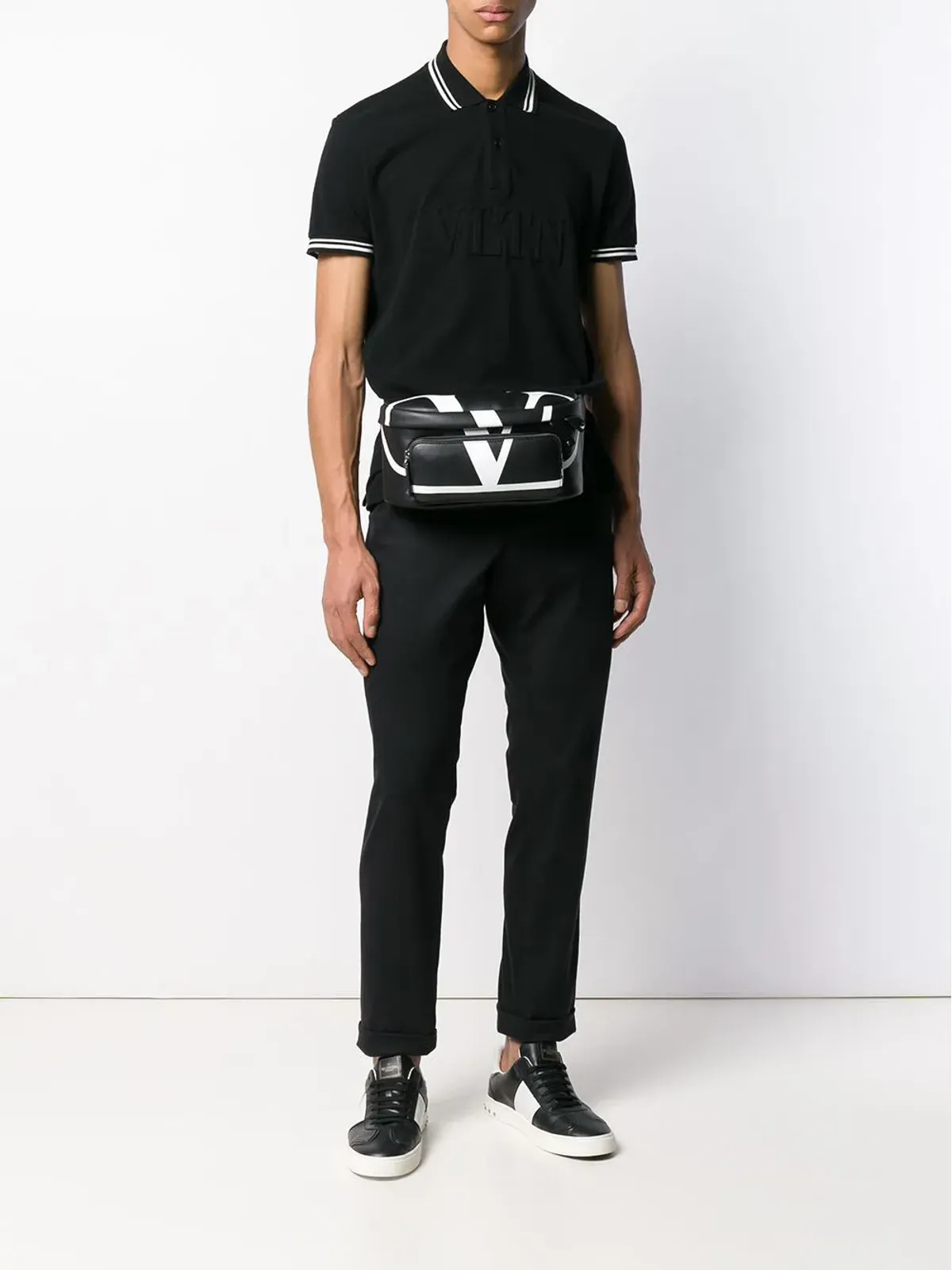 Valentino Garavani VLOGO ベルトバッグ ブラック - 画像2