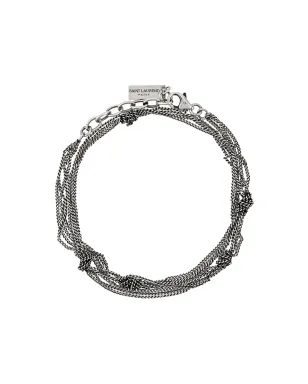 Saint Laurent マルチチェーンノットブレスレット - サムネイル1