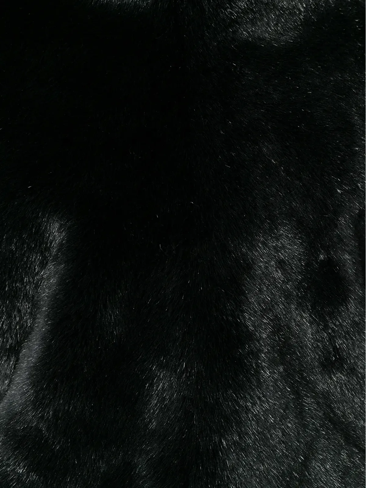 Junya Watanabe Comme des Garçons Pre-Owned フェイクファー付きオーバーヘッドケープ（ブラック） - 画像5