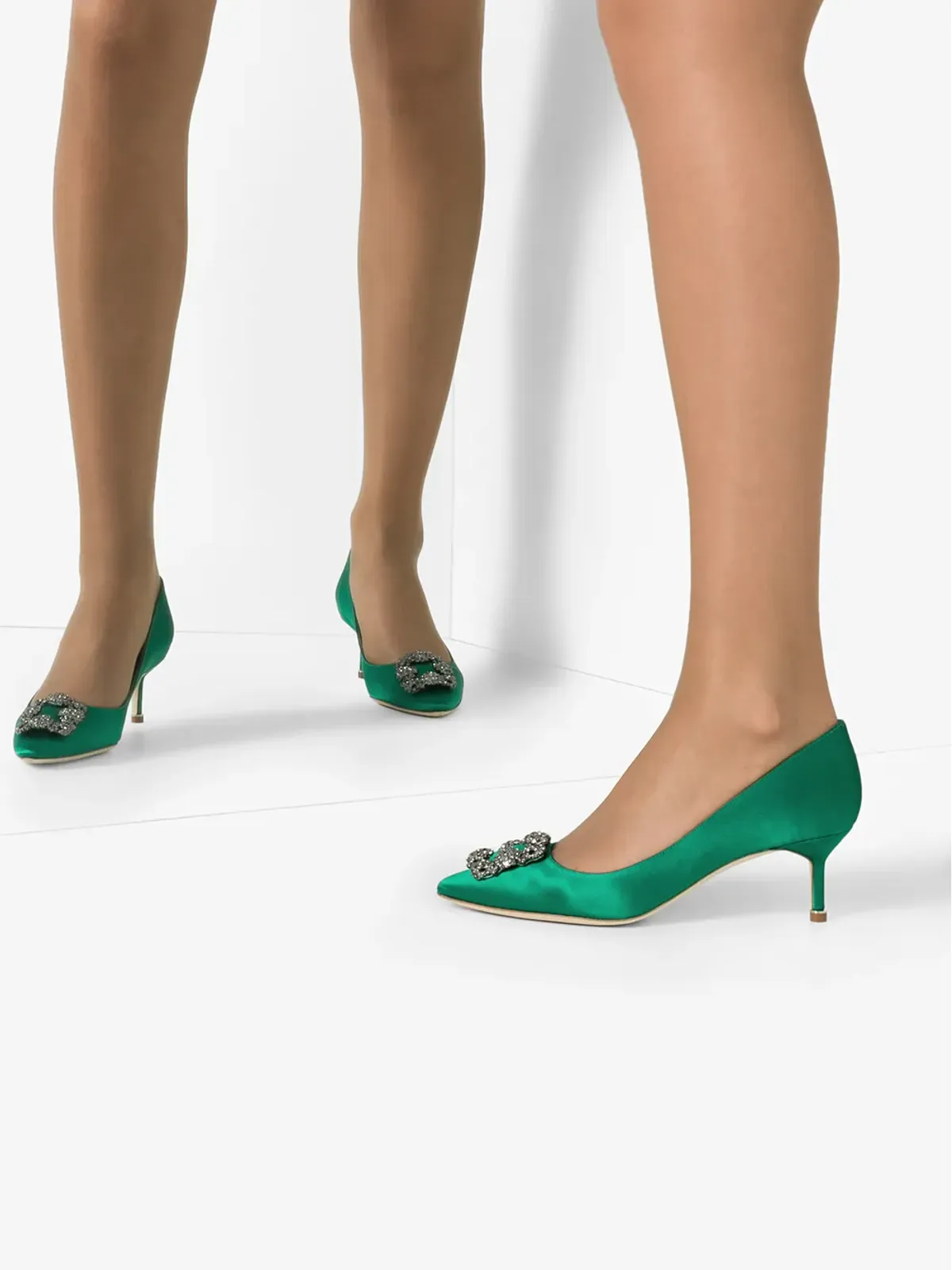 Manolo Blahnik Hangisi 50mm パンプス - 画像3