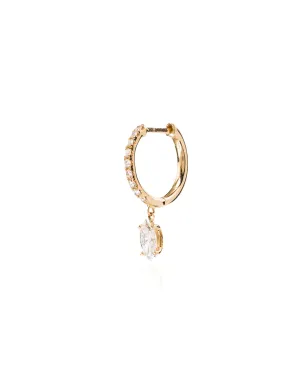 Anita Ko アニタ・コー 18K イエローゴールド ダイヤモンド フープピアス - サムネイル1