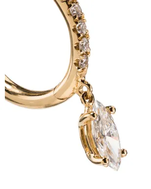 Anita Ko アニタ・コー 18K イエローゴールド ダイヤモンド フープピアス - サムネイル3