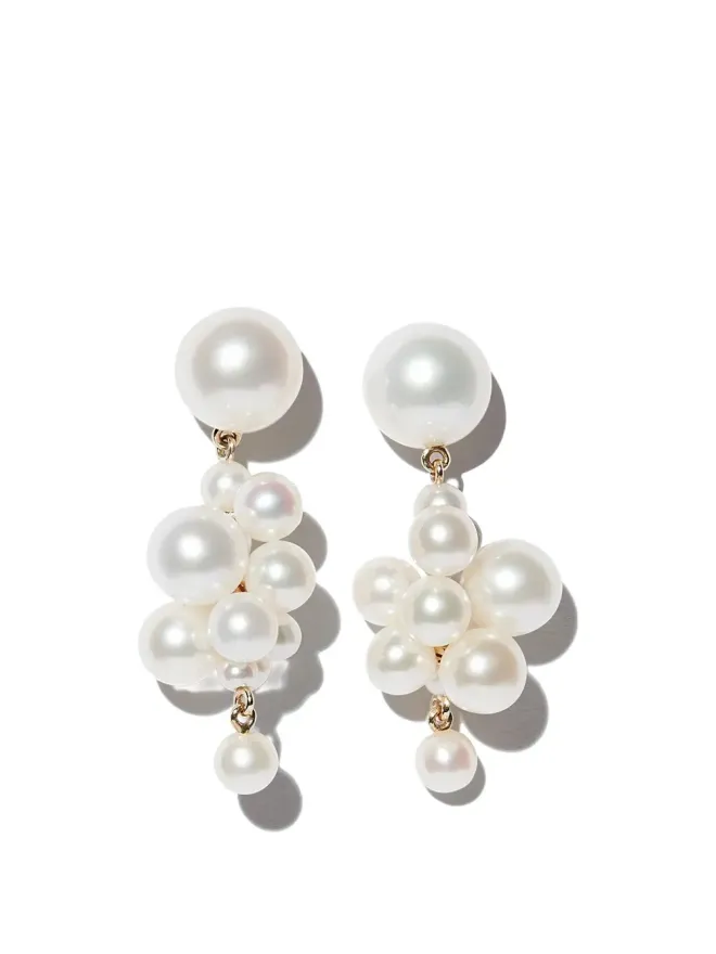 Sophie Bille Brahe Sophie Bille Brahe ボッティチェリーパールドロップイヤリングの商品画像