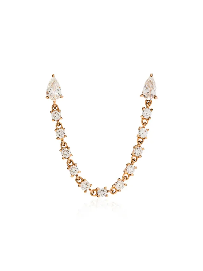 Anita Ko Anita Ko 18Kゴールドとダイヤモンド ループイヤリングの商品画像