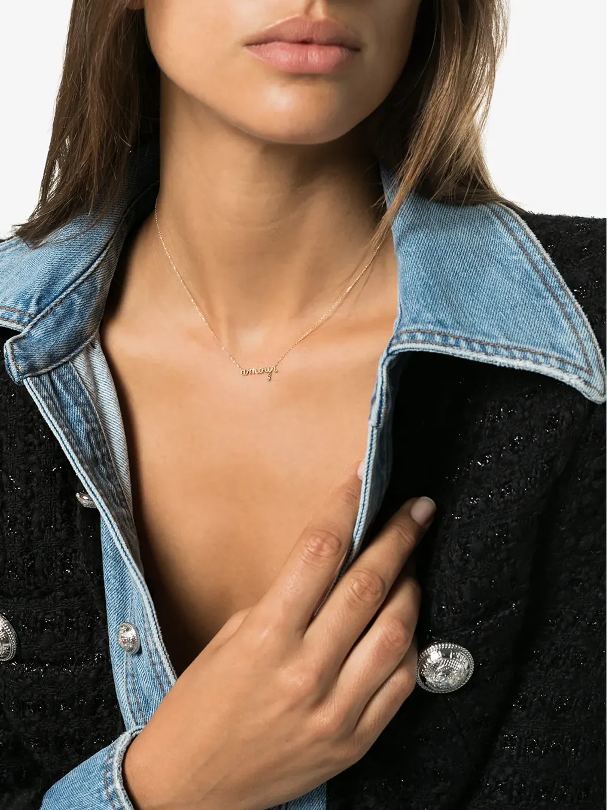 Persée 18kt イエローゴールド アムール ダイヤモンド ネックレス - 画像5