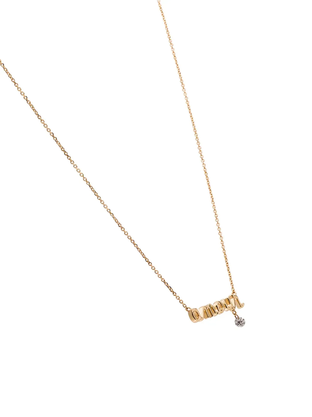 Persée 18kt イエローゴールド アムール ダイヤモンド ネックレス - 画像3