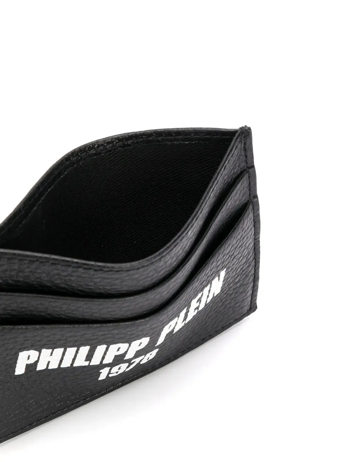 Philipp Plein ロゴ入りクレジットカードホルダー（ブラック） - 画像3