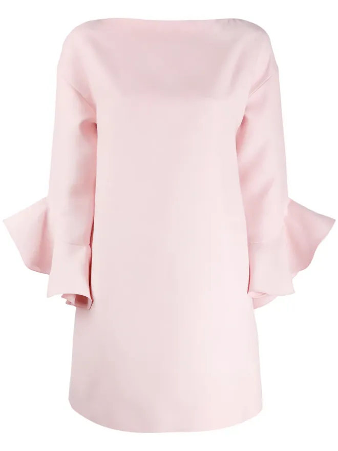 Valentino Garavani Valentino Garavani ラッフルスリーブ ミニドレスの商品画像