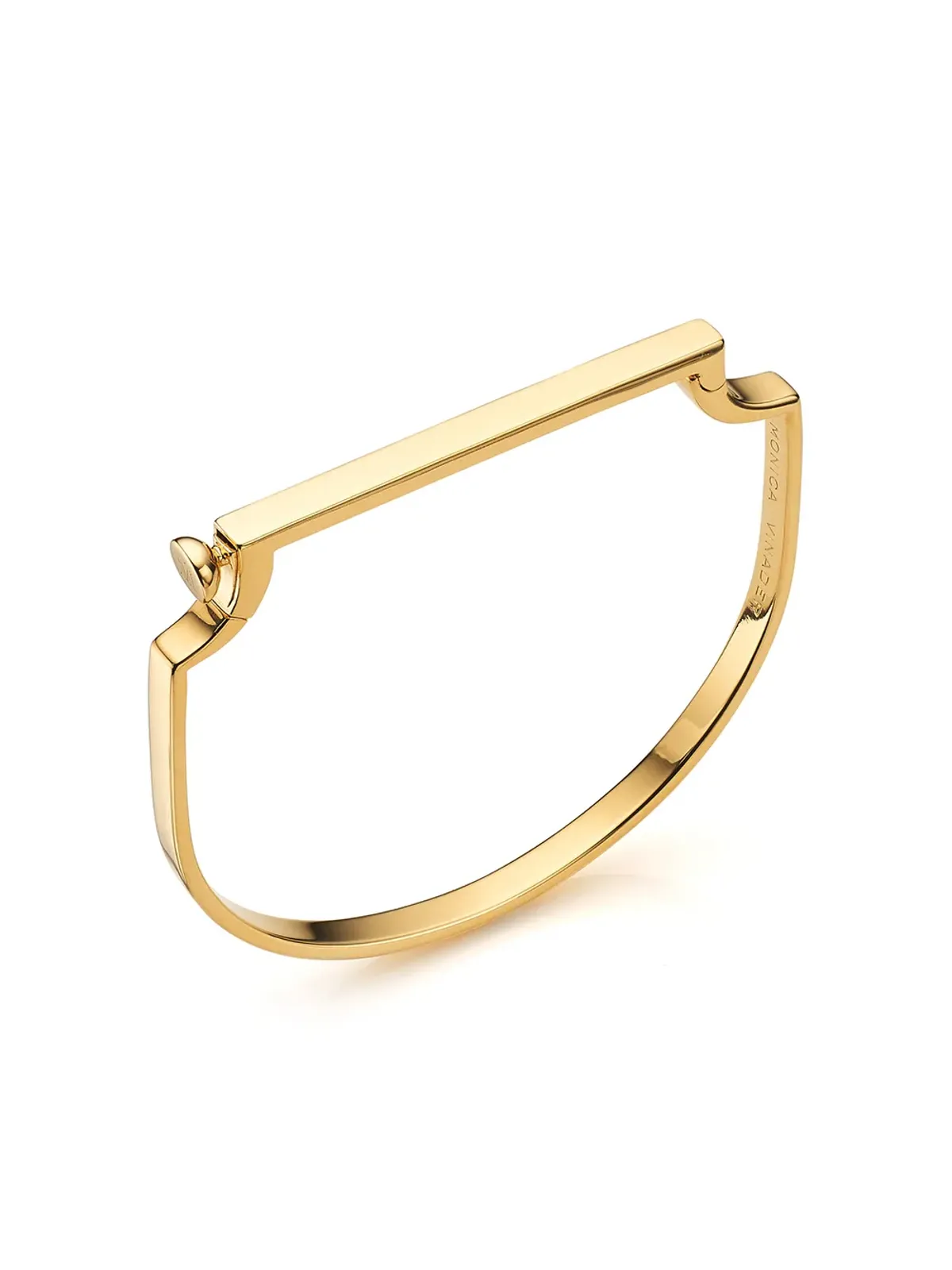 Monica Vinader Signature Thin バングル - 画像1