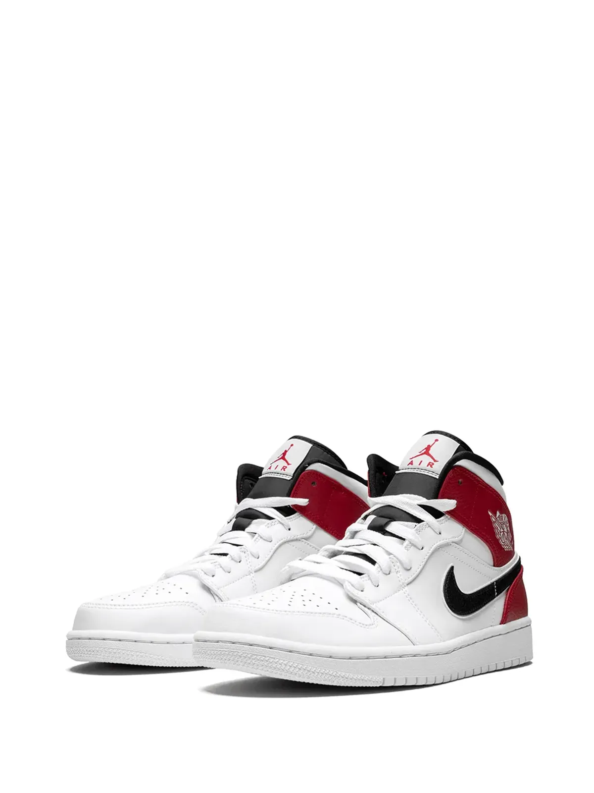 Jordan エアジョーダン 1 ミッド ホワイト/シカゴ スニーカー - 画像2