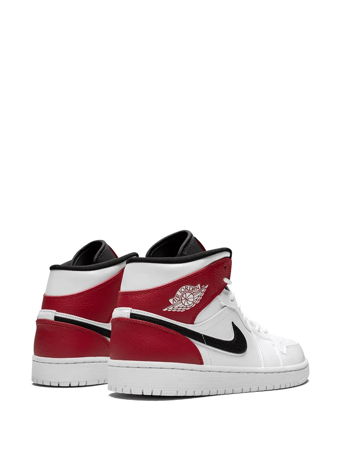 Jordan エアジョーダン 1 ミッド ホワイト/シカゴ スニーカー - 画像3