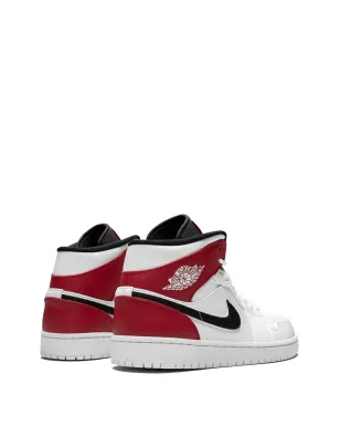 Jordan エアジョーダン 1 ミッド ホワイト/シカゴ スニーカー - サムネイル3