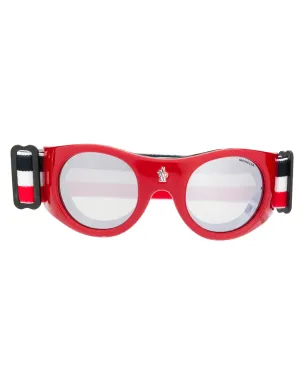 Moncler Eyewear 登山用ゴーグル - Red - サムネイル1