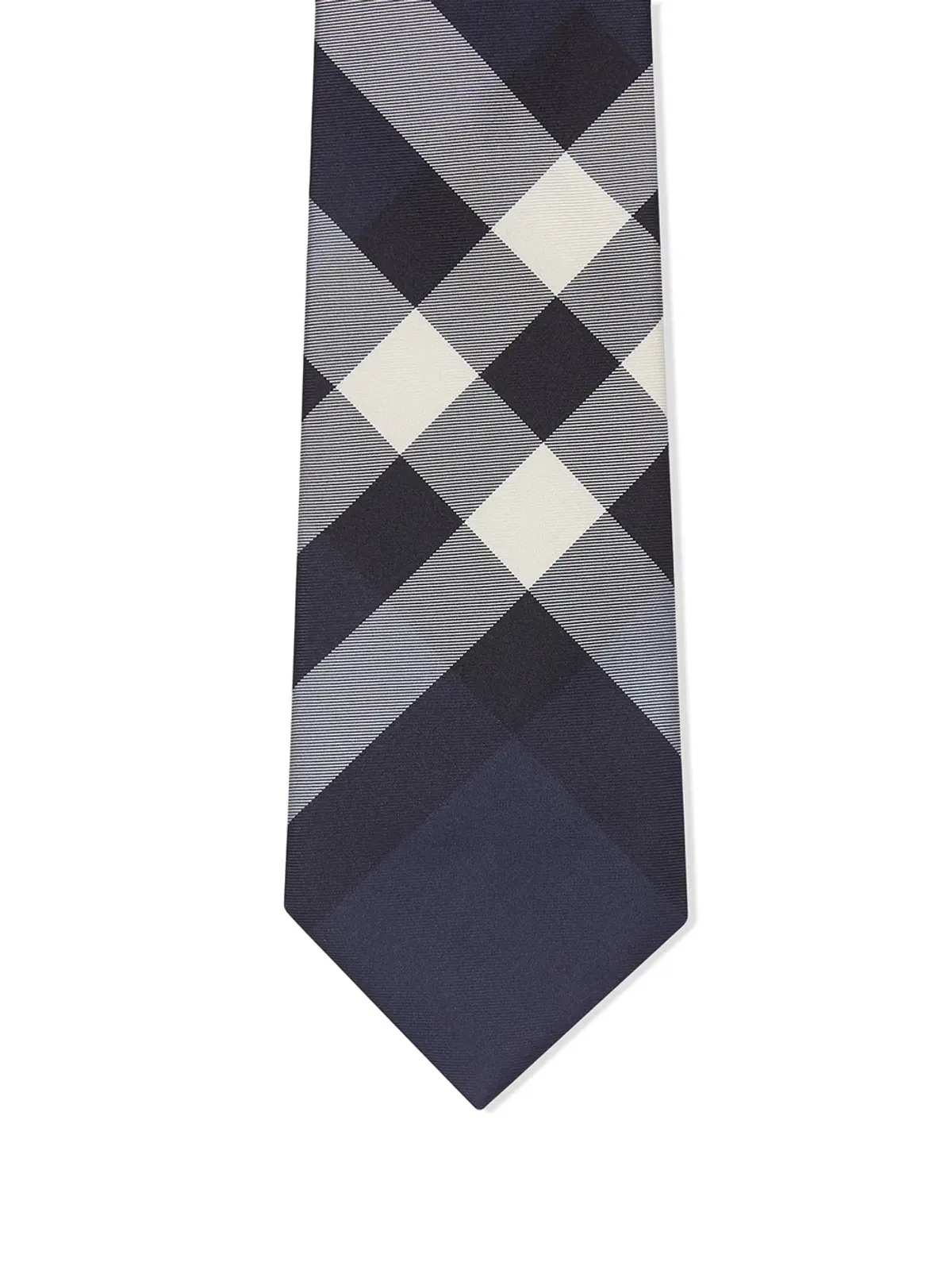 Burberry クラシックカット チェックタイ ブルー - 画像2
