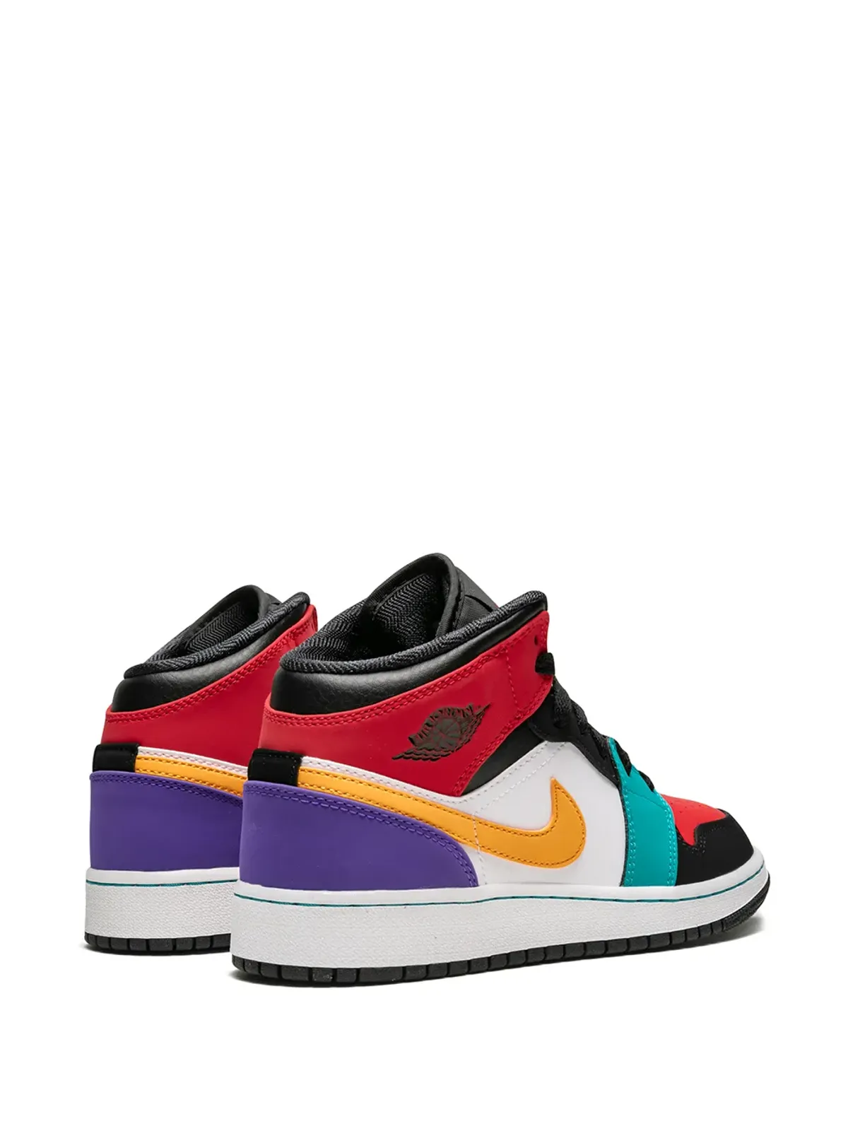Jordan Kids Air Jordan 1 Mid マルチカラー スニーカー - 画像3