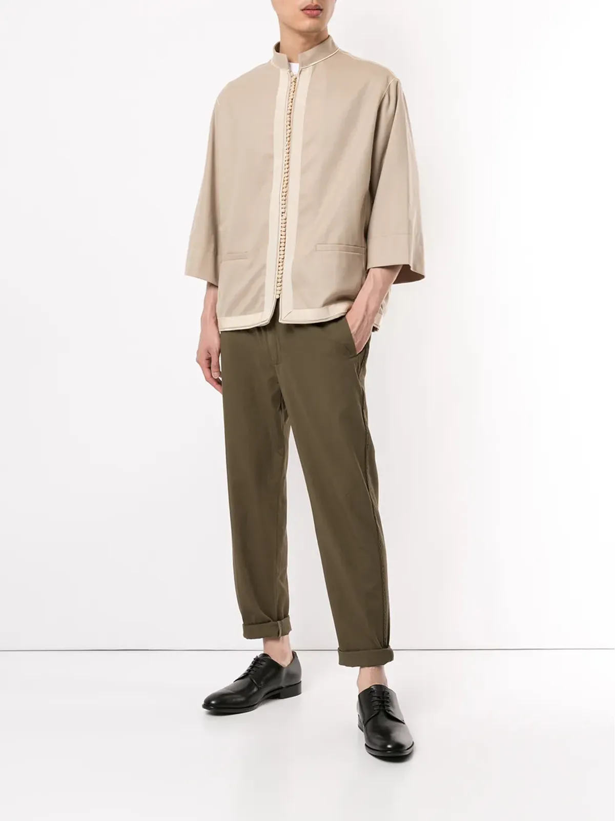 Haider Ackermann チャイニーズスタイルシャツ - 画像2