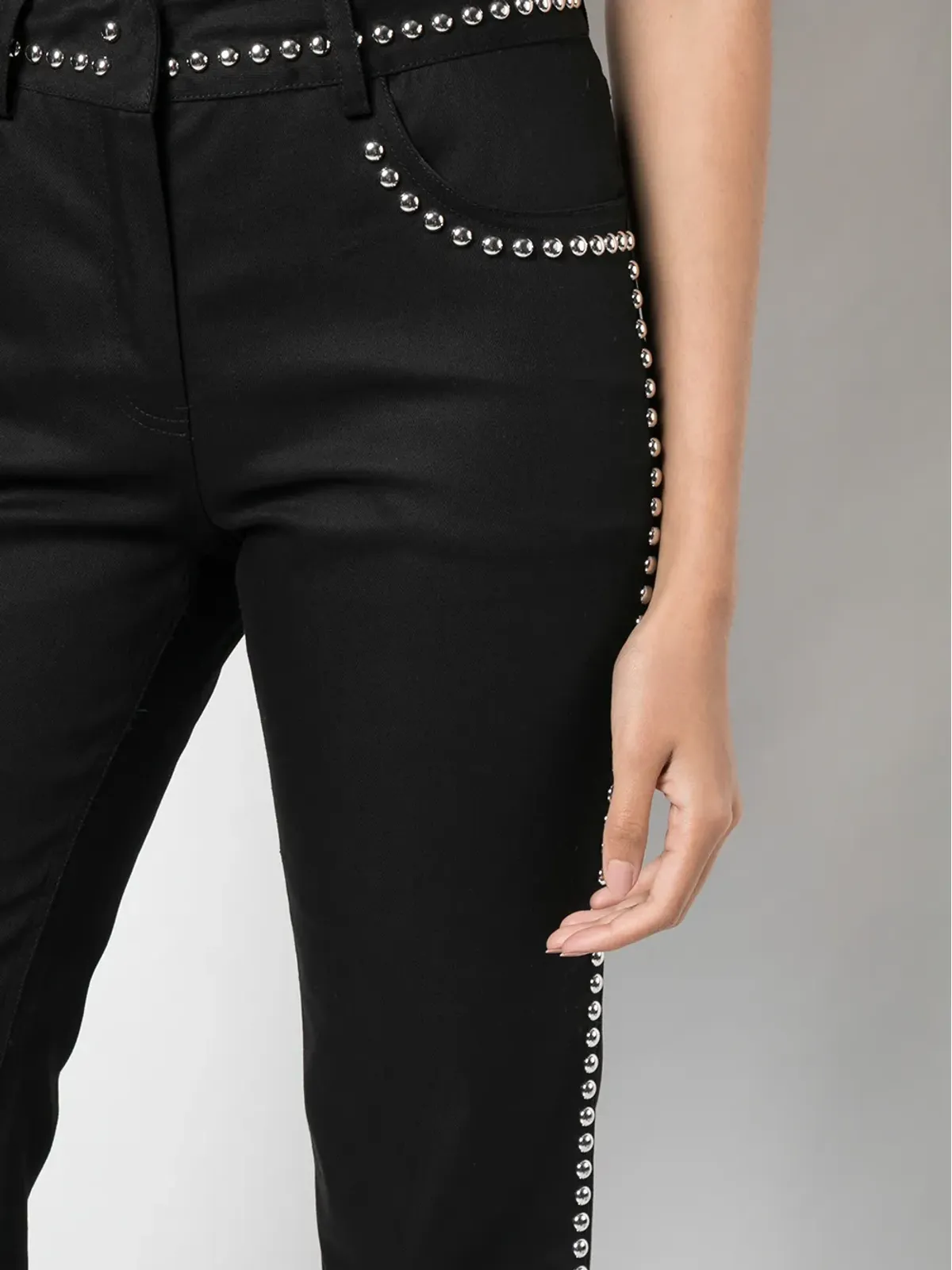 Giambattista Valli スタッズ付きフレアパンツ - 画像5