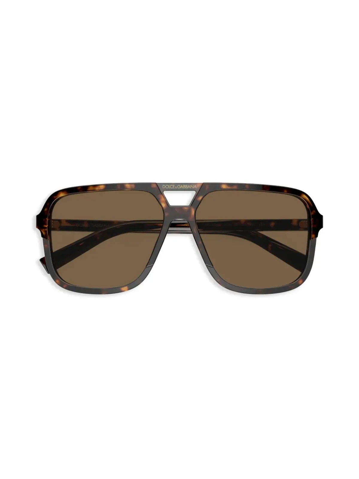 Dolce & Gabbana Eyewear べっこう柄 アビエータ サングラス - 画像5