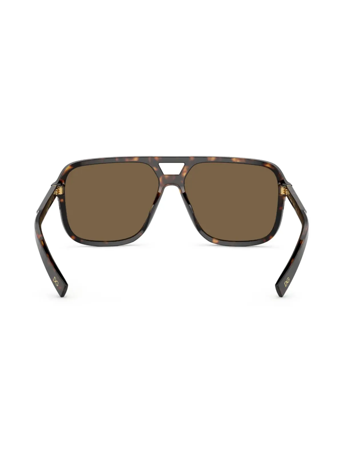 Dolce & Gabbana Eyewear べっこう柄 アビエータ サングラス - 画像4