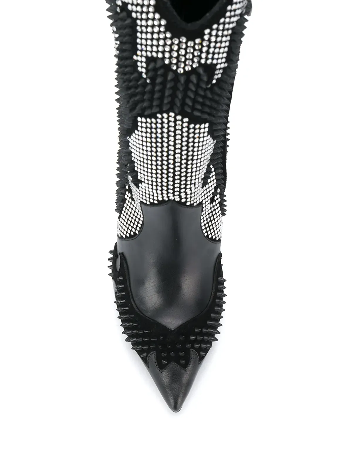 Philipp Plein 装飾付きカウボーイブーツ - 画像4
