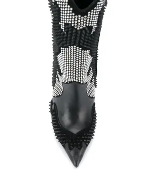 Philipp Plein 装飾付きカウボーイブーツ - サムネイル4