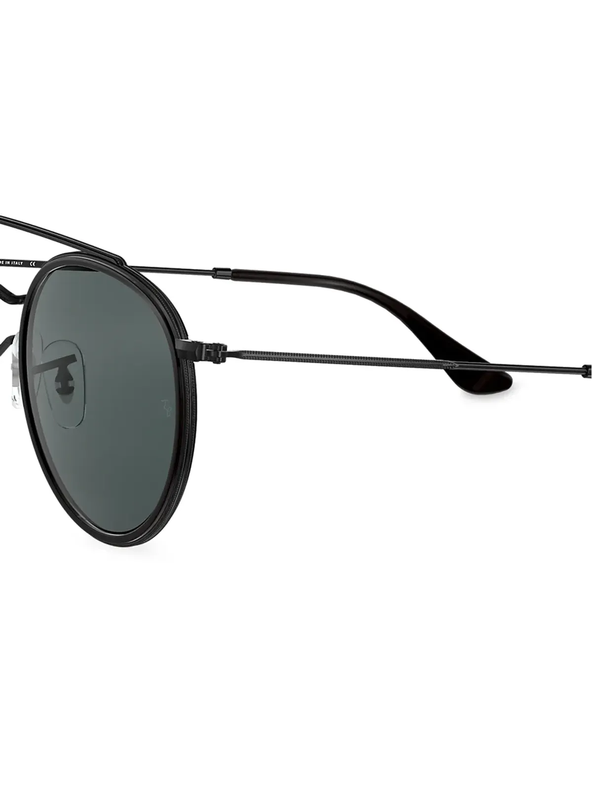Ray-Ban RB3647 ラウンド・ダブルブリッジ サングラス - ブラック - 画像5