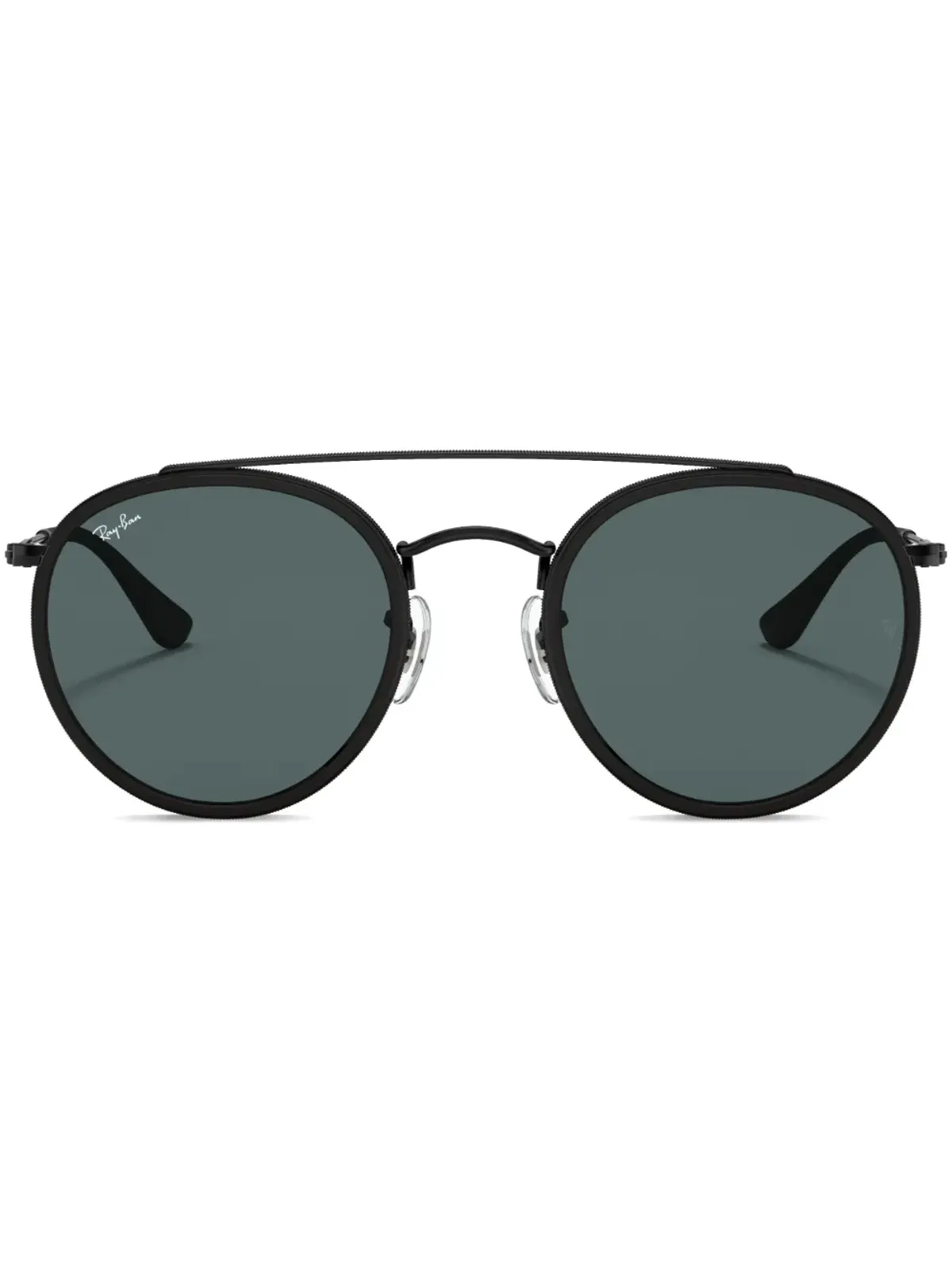 Ray-Ban RB3647 ラウンド・ダブルブリッジ サングラス - ブラック - 画像2