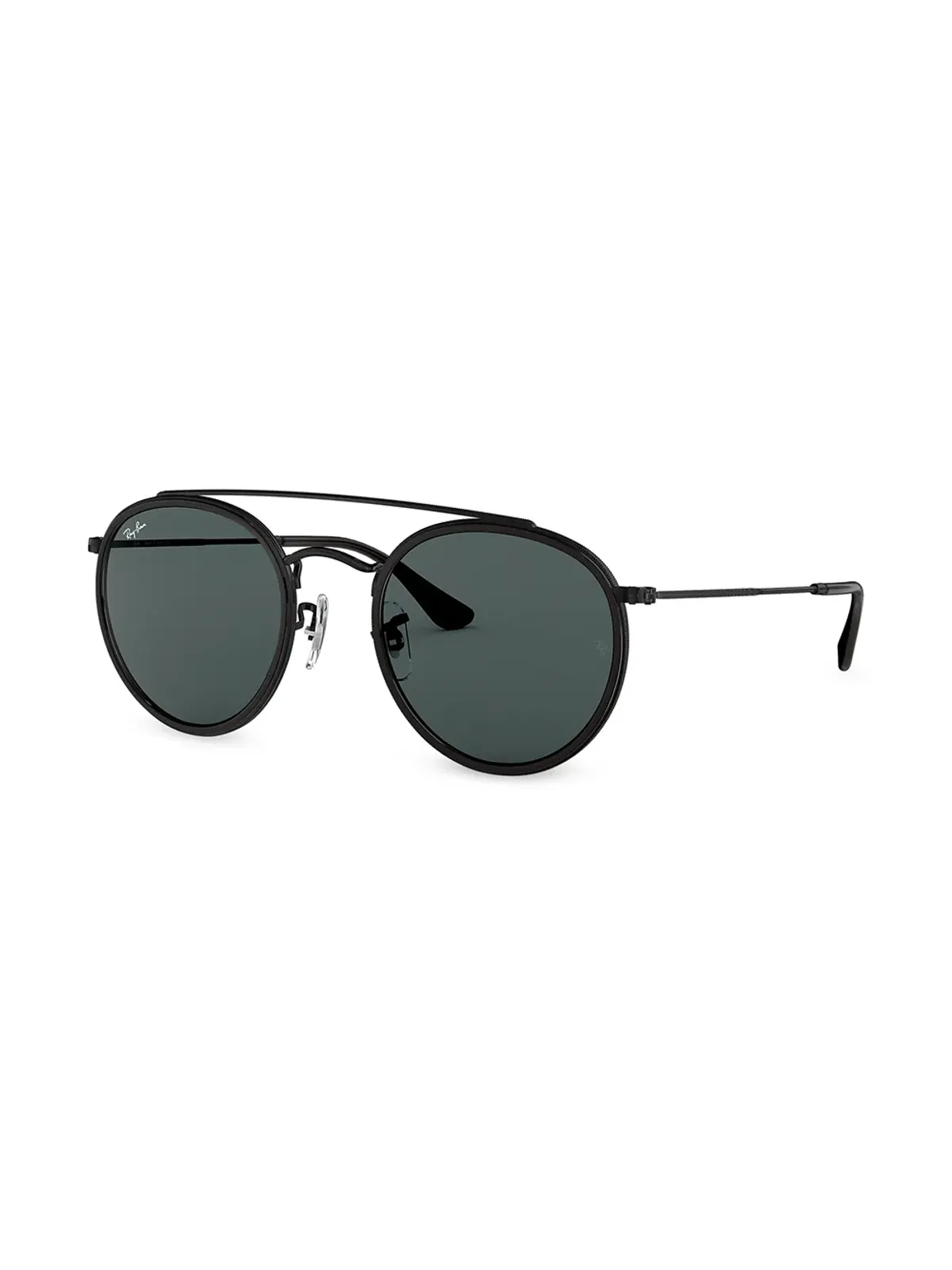 Ray-Ban RB3647 ラウンド・ダブルブリッジ サングラス - ブラック - 画像3