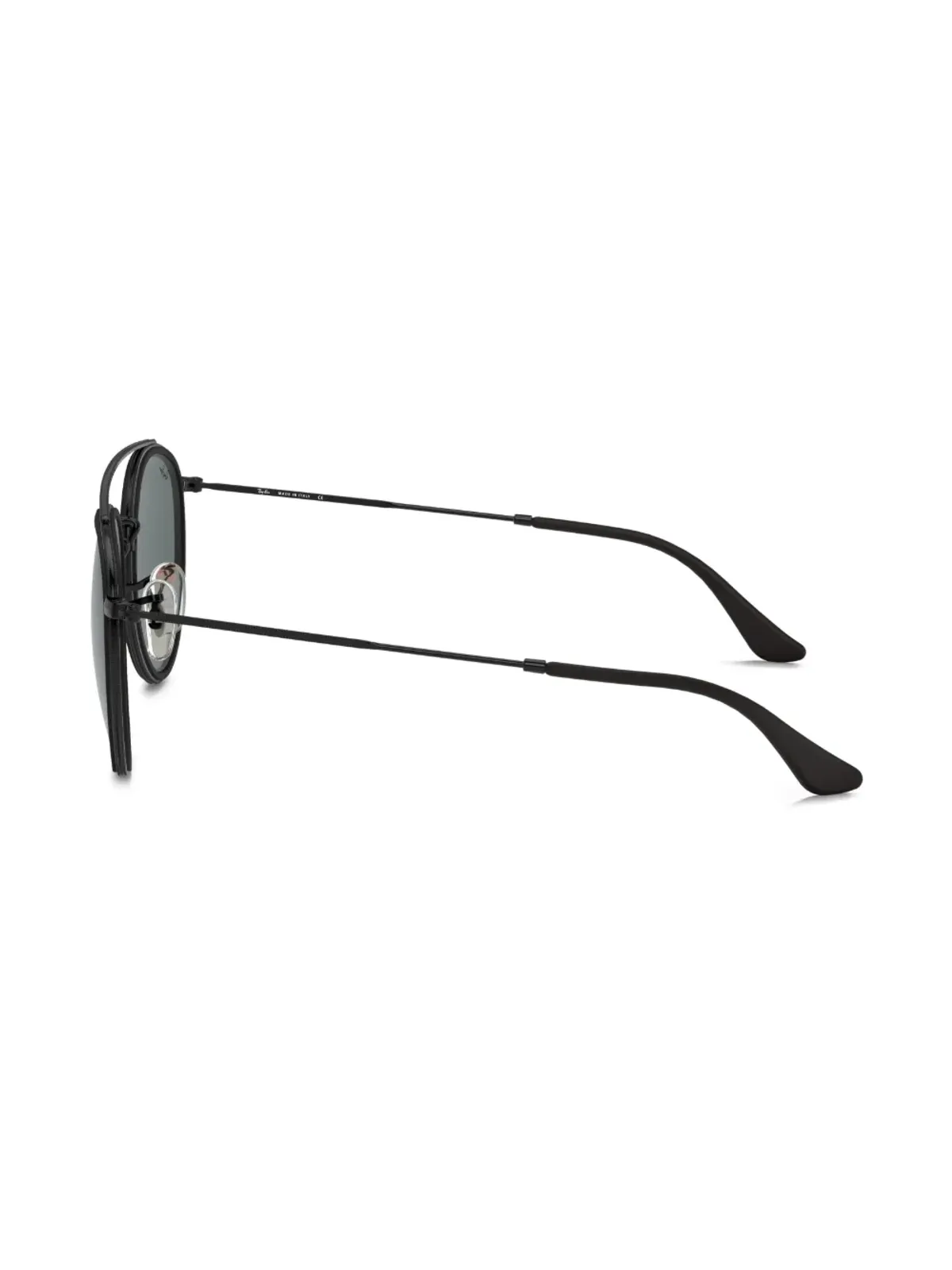Ray-Ban RB3647 ラウンド・ダブルブリッジ サングラス - ブラック - 画像4