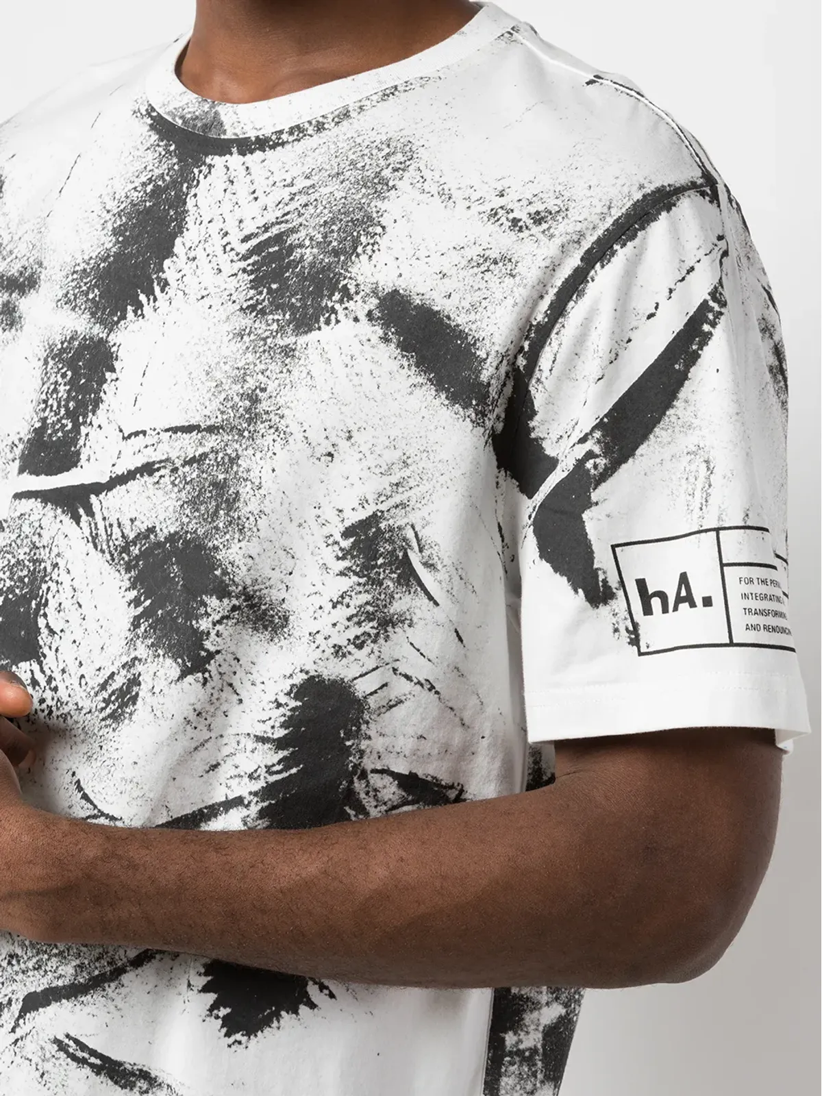 Haculla ハンドペイントTシャツ - ホワイト - 画像5