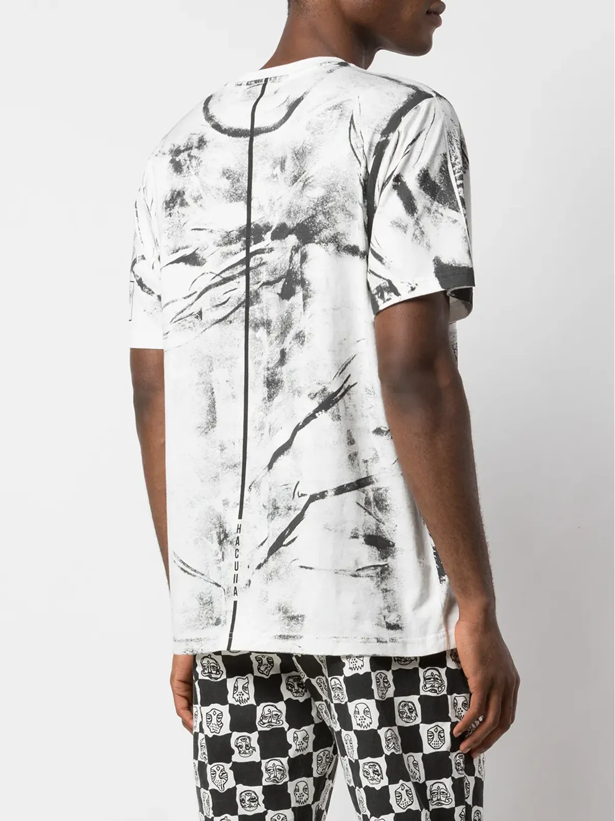 Haculla ハンドペイントTシャツ - ホワイト - 画像4