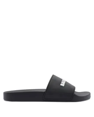 Balenciaga ロゴエンボス プールスライド - サムネイル1