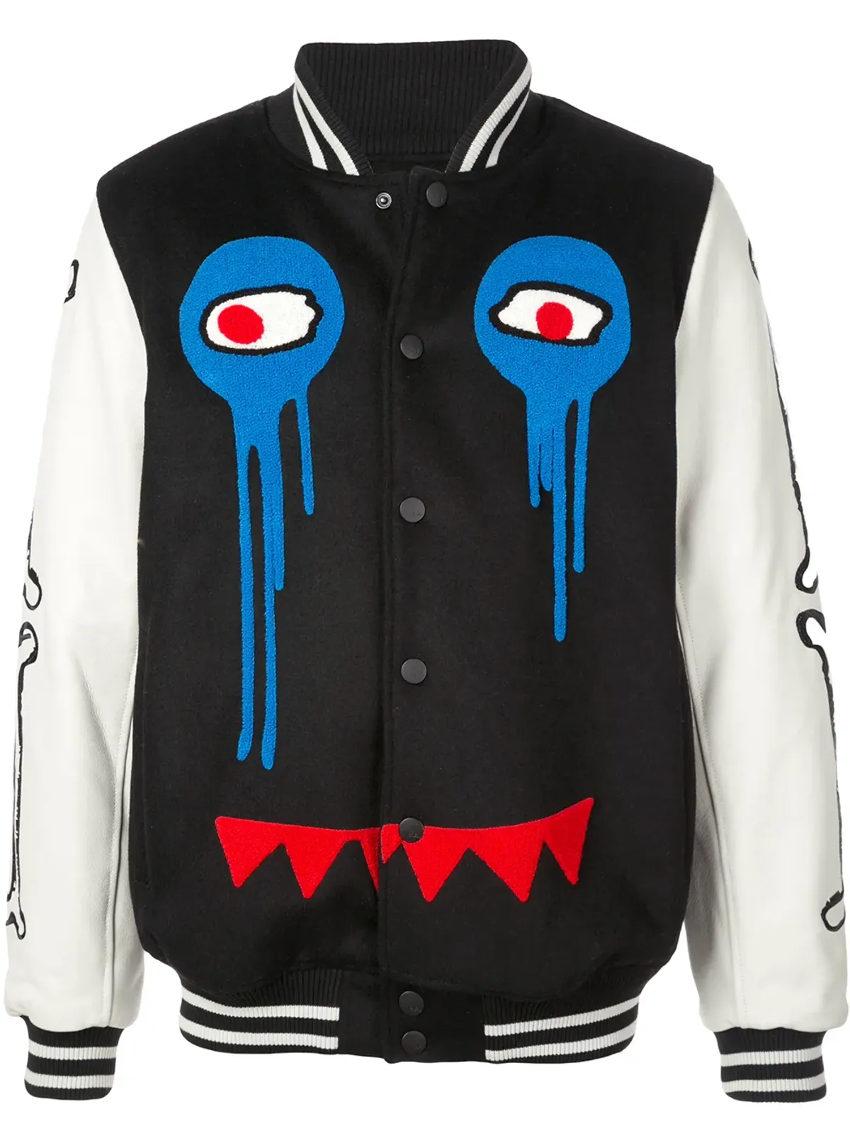 Haculla I Have No Legs Varsity bomber jacket - Black - 画像1
