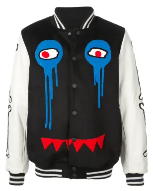 Haculla I Have No Legs Varsity bomber jacket - Black - サムネイル1