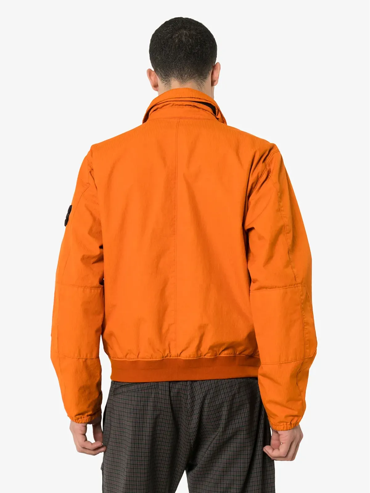 Stone Island ジップフロント軽量ジャケット - オレンジ - 画像4