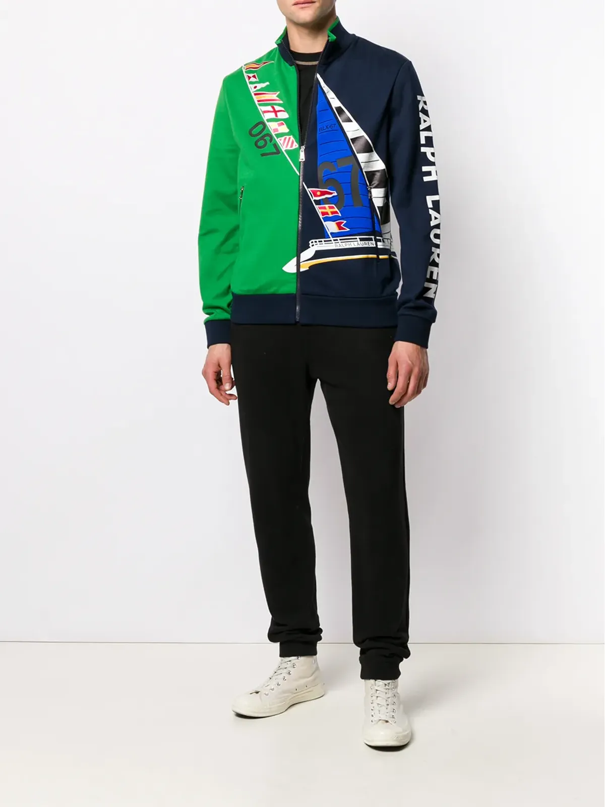 Ralph Lauren Purple Label プリントジップジャケット - 画像2