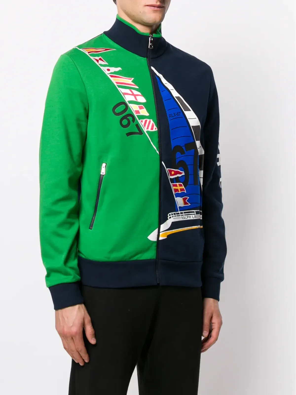 Ralph Lauren Purple Label プリントジップジャケット - 画像3