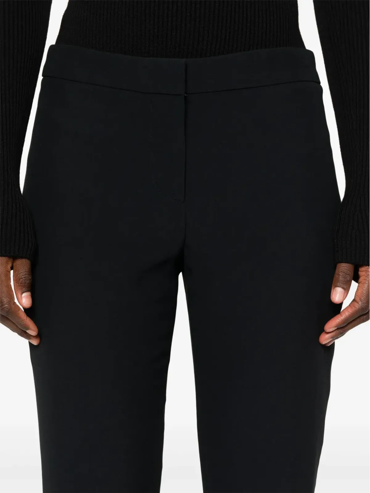 Alexander McQueen クレープ地のシガレットパンツ - 画像5