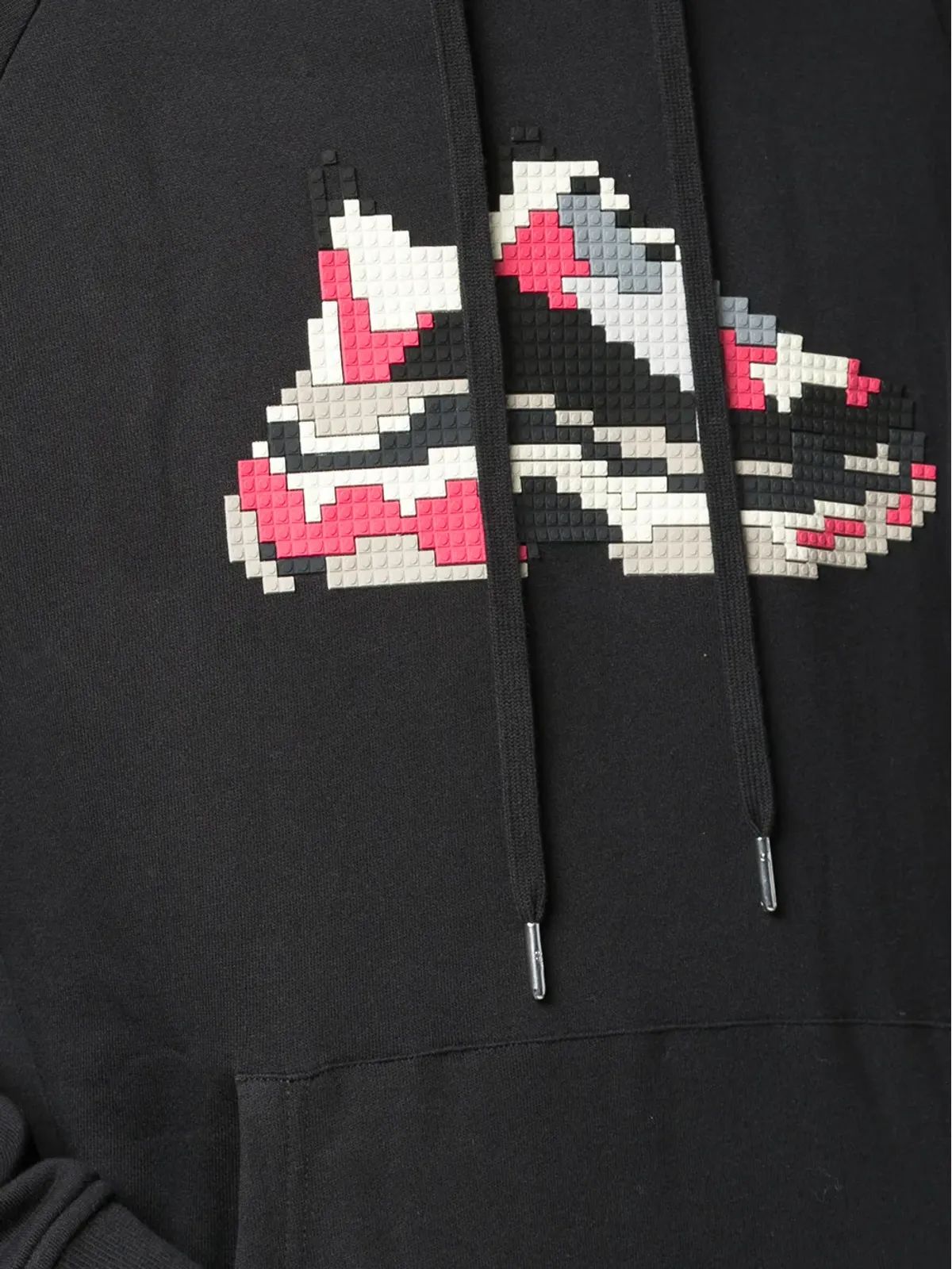 Mostly Heard Rarely Seen 8-Bit スイートレイブ アップリケ付きフーディー - 画像5