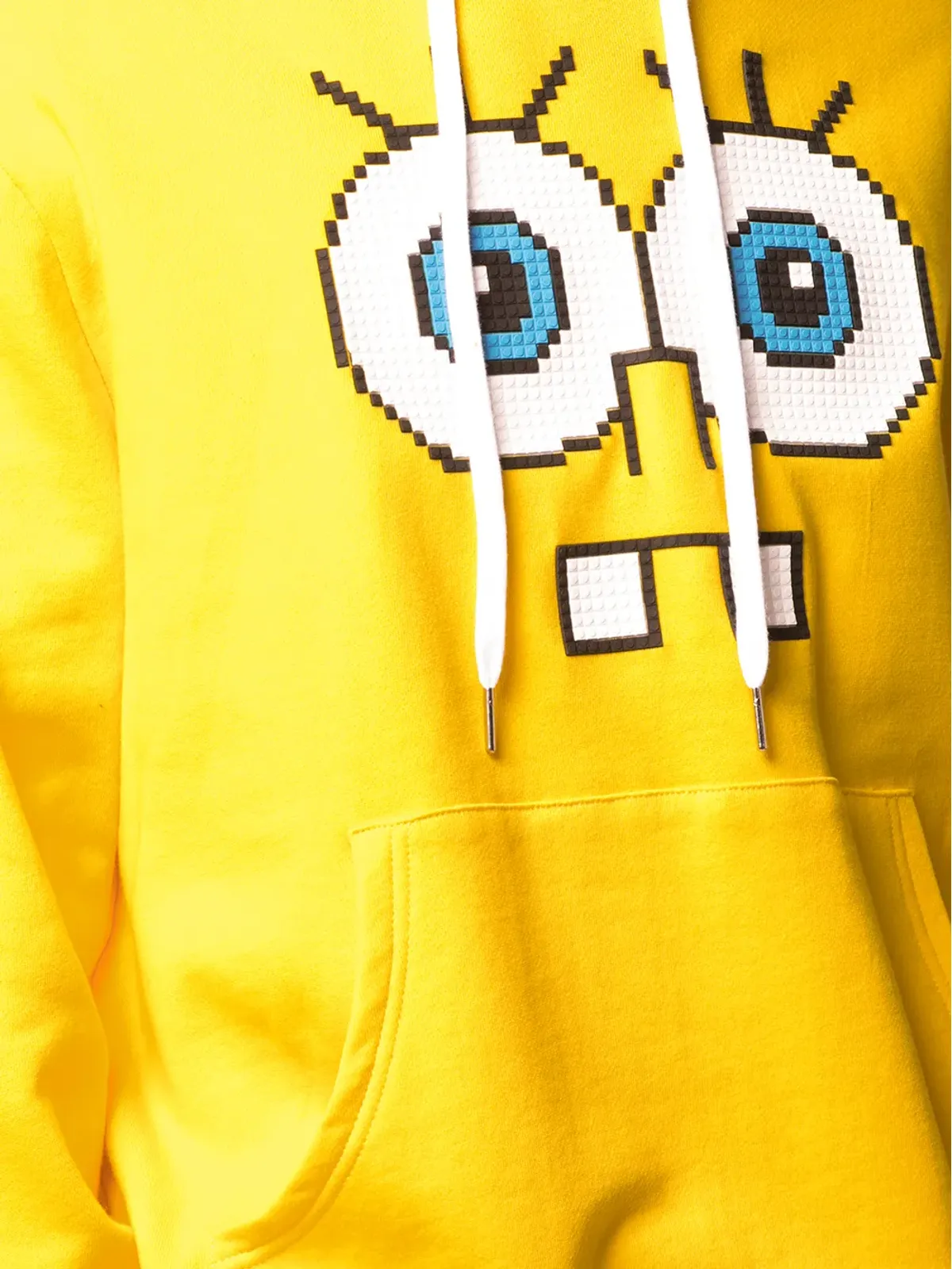 Mostly Heard Rarely Seen 8-Bit Snaggle Teethモチーフ フーディー - イエロー - 画像5