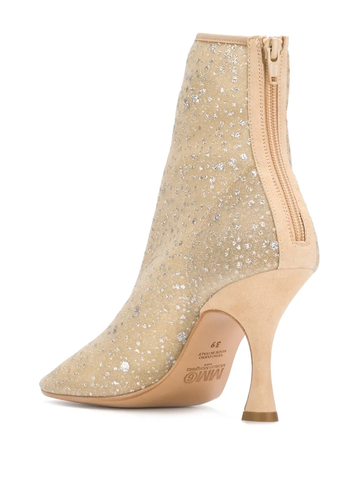 MM6 Maison Margiela トーシェイプド アンクルブーツ - 画像3