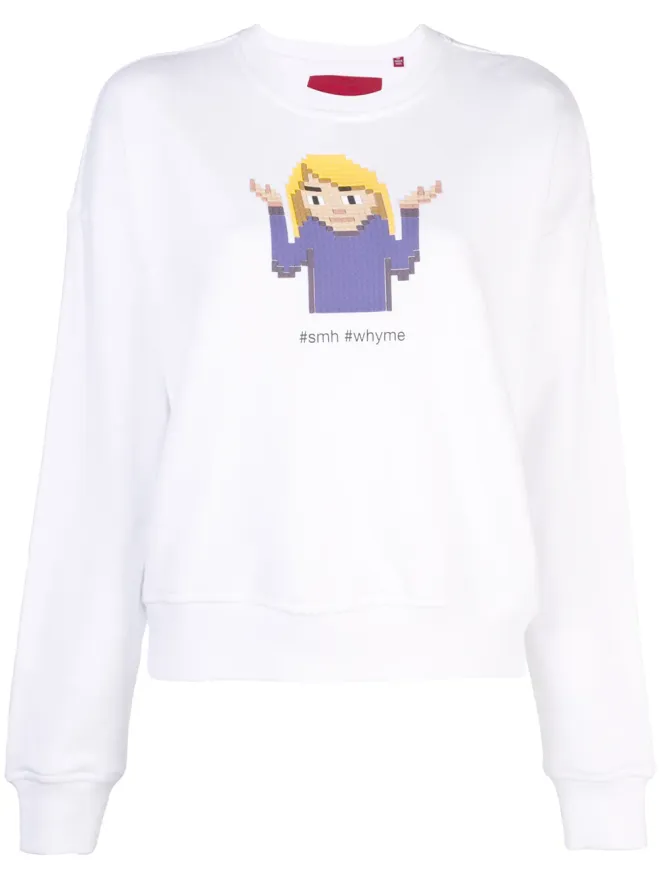 Mostly Heard Rarely Seen 8-Bit Mostly Heard Rarely Seen 8-Bit シュラグ クルーネック スウェットシャツの商品画像