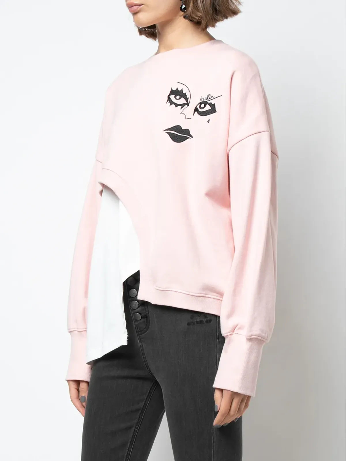 Haculla ウィッチ・ハイブリッド スウェットシャツ - Pink - 画像3