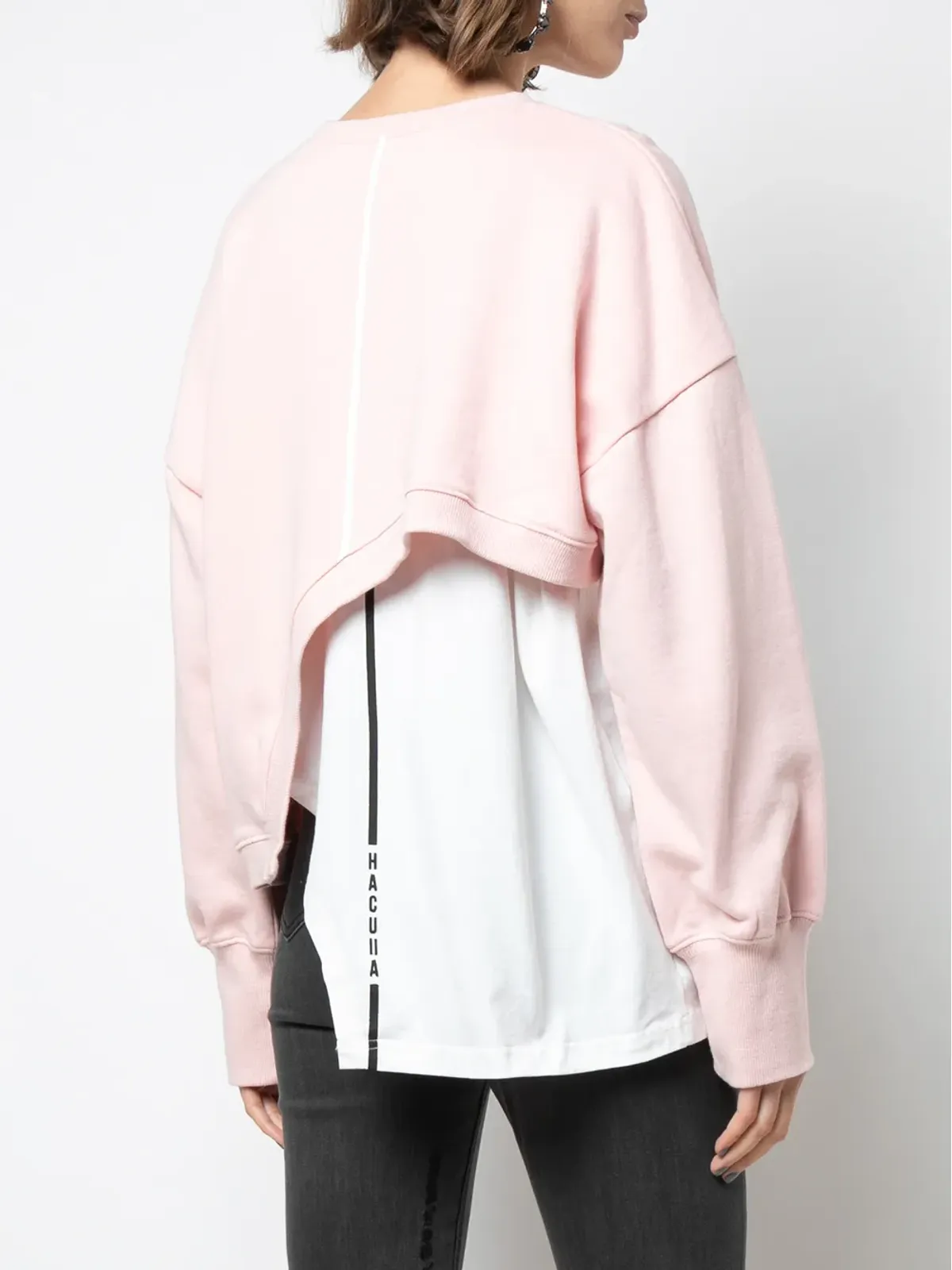 Haculla ウィッチ・ハイブリッド スウェットシャツ - Pink - 画像4