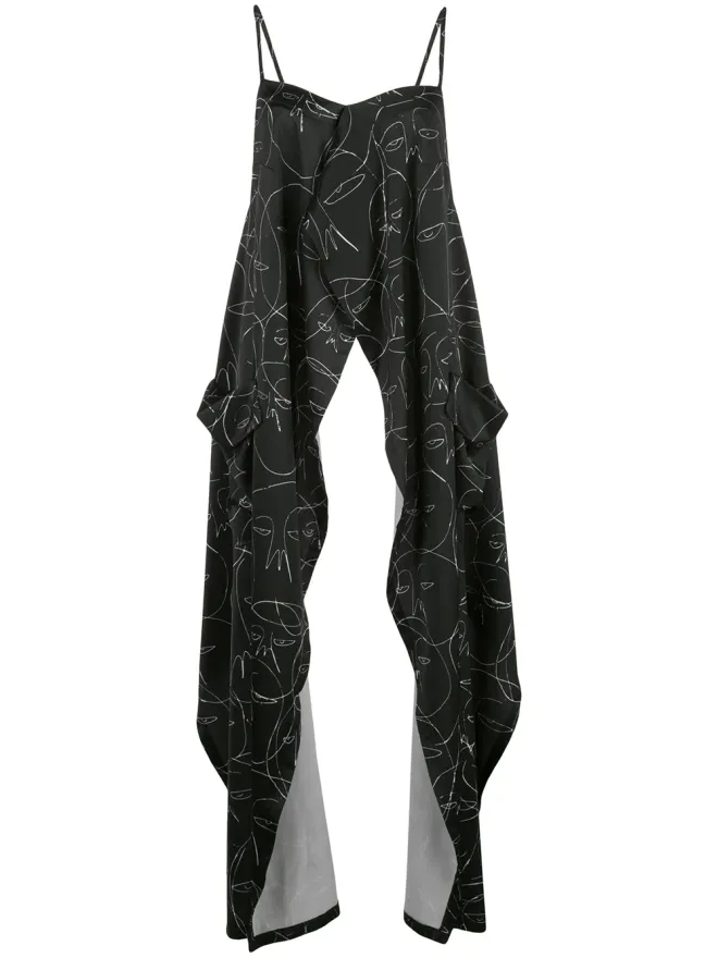 Haculla Haculla フェイスプリント ロングライントップの商品画像