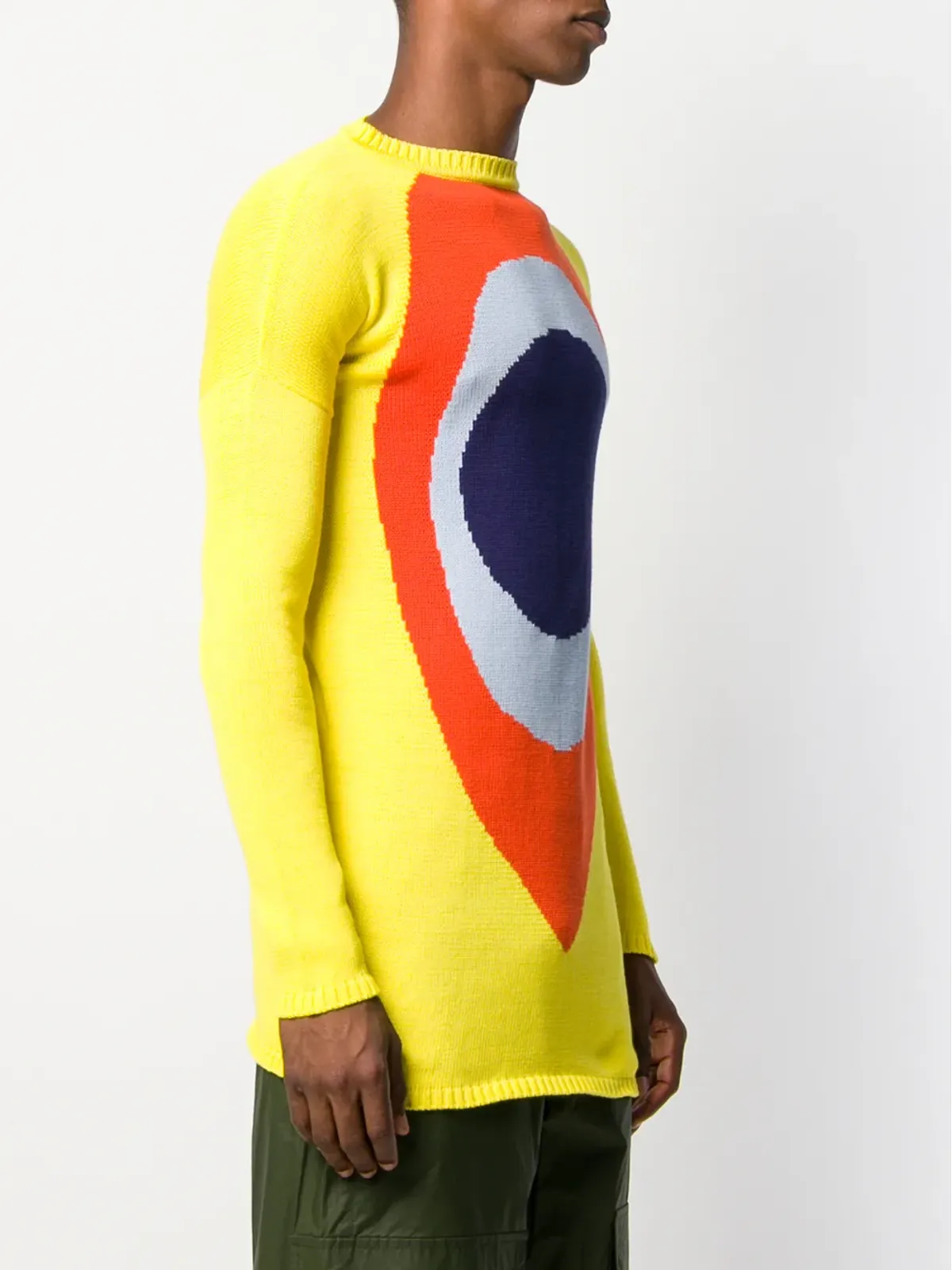 Walter Van Beirendonck ビンテージ 1994/95年 Les Peintures L'Espace L'Art ブロックカラー ジャンパー - イエロー - 画像3