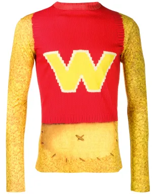 Walter Van Beirendonck 1996/97年 Wonderland トロンプ・ルイユ トップ - Yellow - サムネイル1